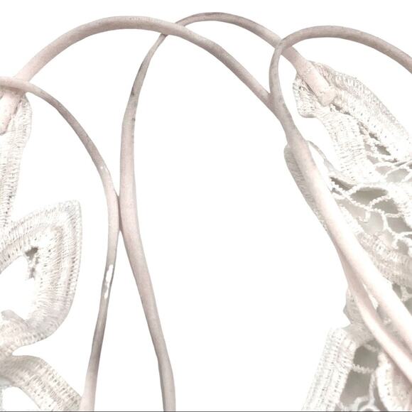 NWOT - WHITE BRALETTE unbranded Boho-inspired bralette white - Picture 6 of 13